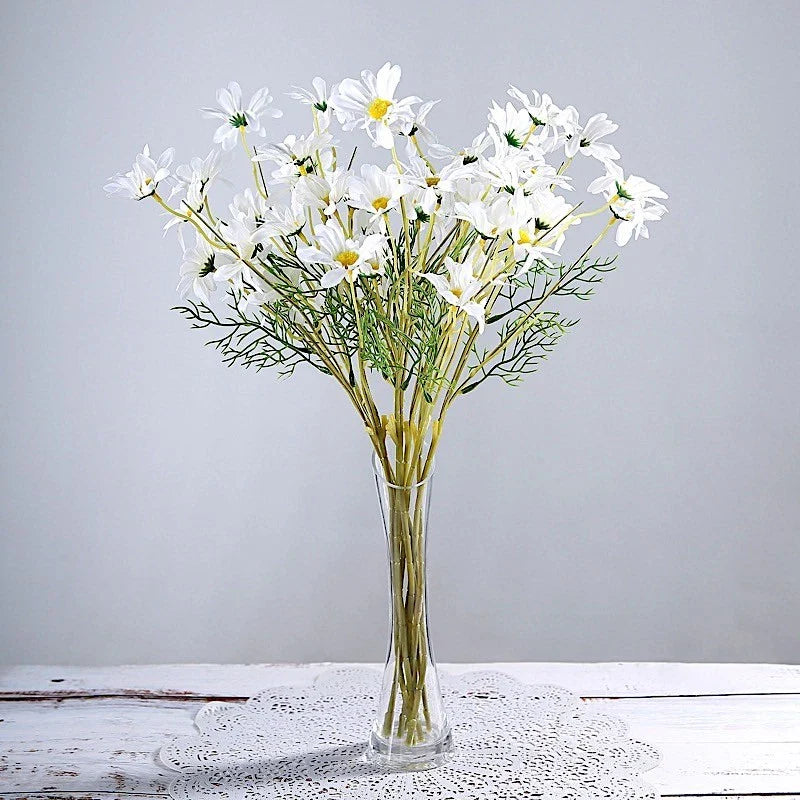 6 Bushes 20" SILK ARTIFICIAL DAISY FLOWERS Sprays Wedding Party Supplies