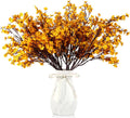 12 Pcs Fall Flowers Artificial for Decoration, Babys Breath Artificial Flowers